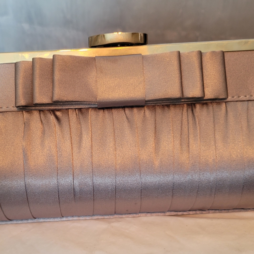 Two Silver and Gray Lulu Townsend Clutch